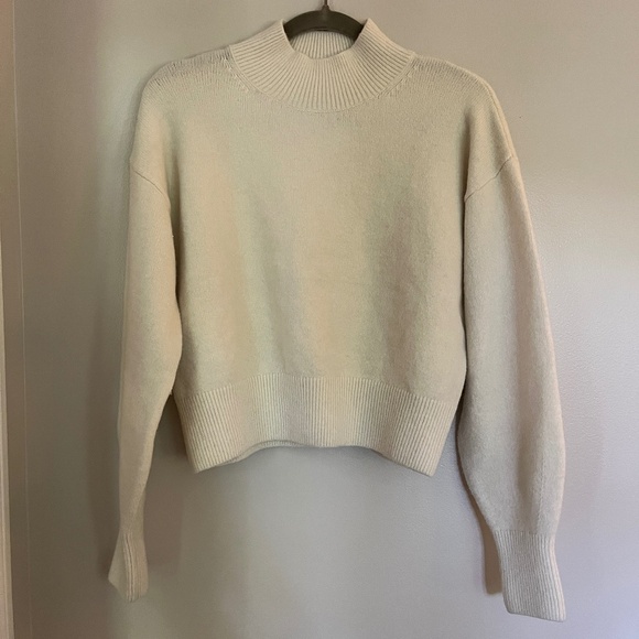 & OTHER STORIES Cream Mock Neck Sweater Size XS - Picture 4 of 9